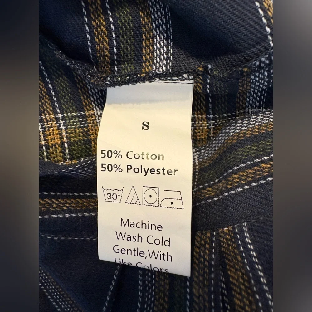 Shein Women's Pleated Plaid Mini Skirt - Size S Blue, Green Brown